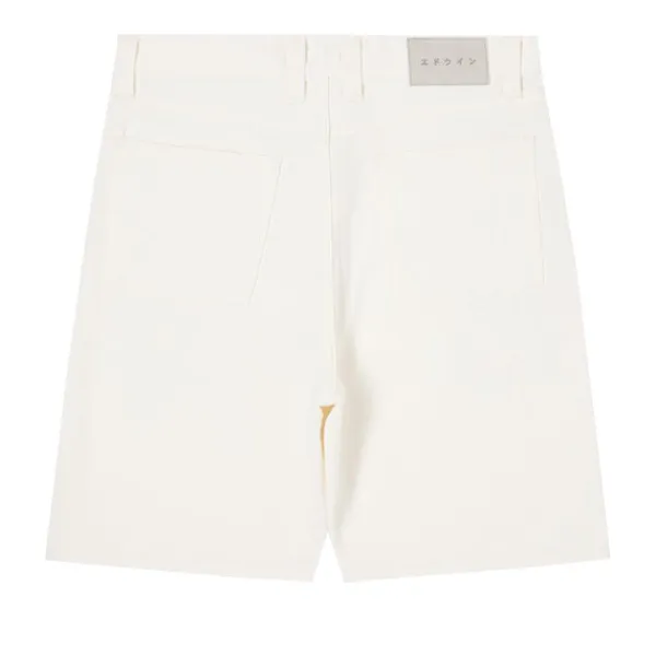 Shorts | Edwin Tyrell Short Mopac Natural Rinsed Cream