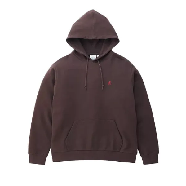 Hoodies | Gramicci One Point Hooded Sweatshirt Dark Brown