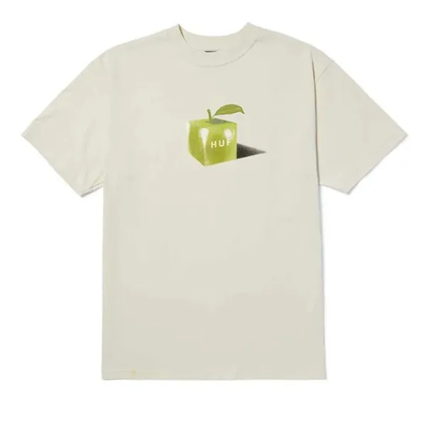 T Shirts | HUF Apple Box SS T shirt Bone Beige