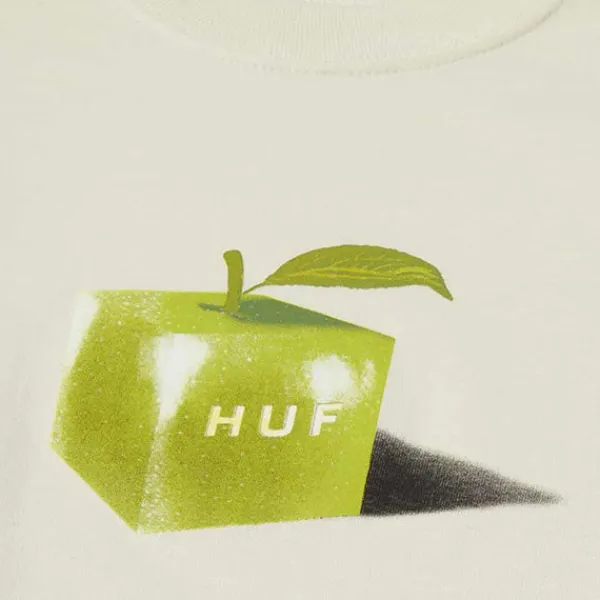 T Shirts | HUF Apple Box SS T shirt Bone Beige