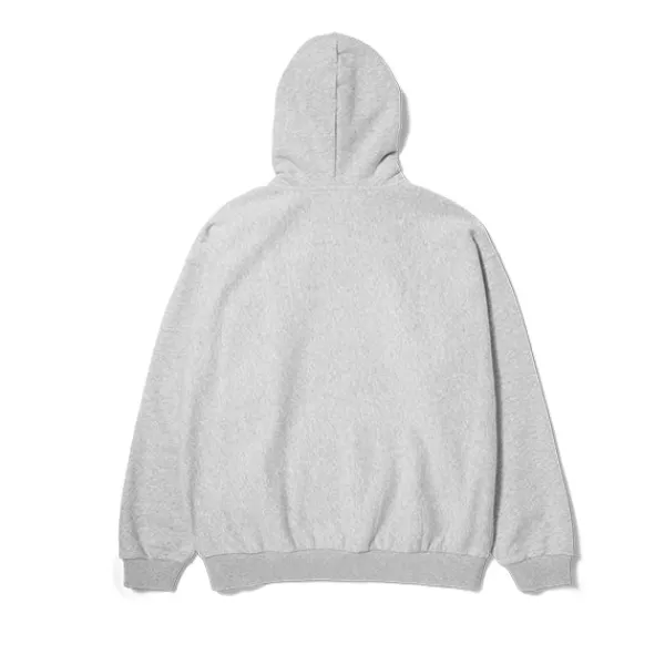 Hoodies | HUF Benton Heavyweight Fleece Hoodie Heather Grey