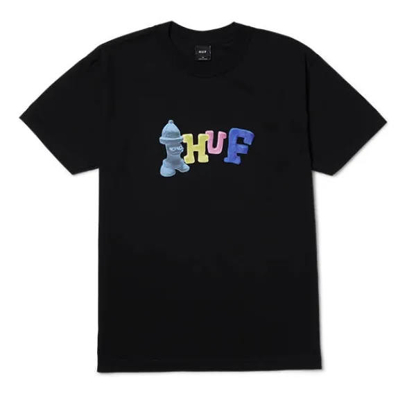 T Shirts | HUF Claytime SS T shirt Black