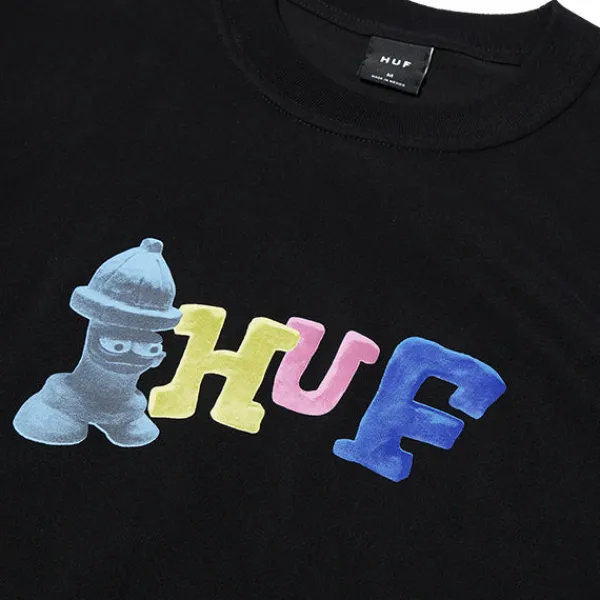 T Shirts | HUF Claytime SS T shirt Black