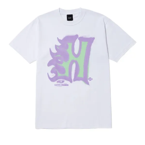 T Shirts | HUF Heat Wave T Shirt White