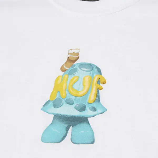 T Shirts | HUF Shroomery SS T Shirt White