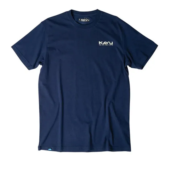 T Shirts | KAVU Paddle Out T shirt Ink Navy