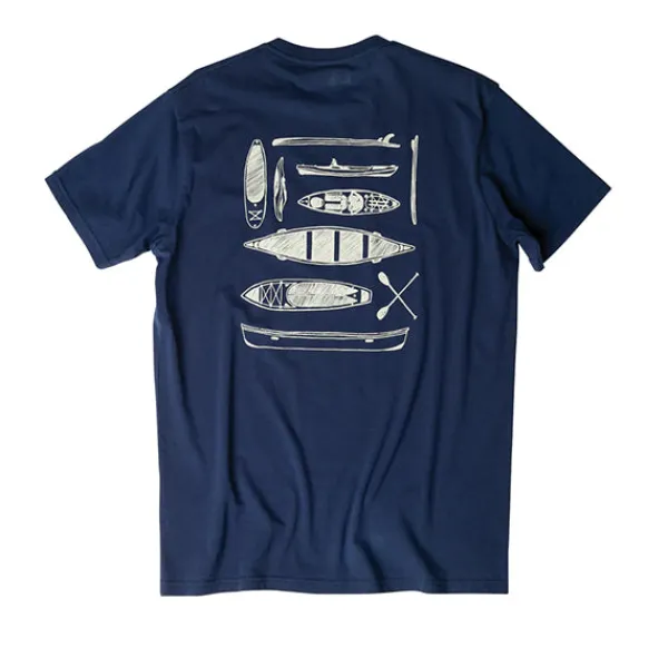 T Shirts | KAVU Paddle Out T shirt Ink Navy