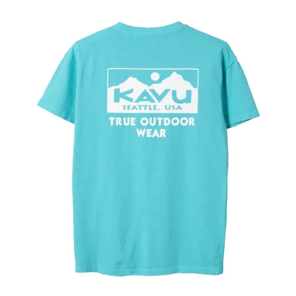 T Shirts | KAVU True Tee Seafoam Blue