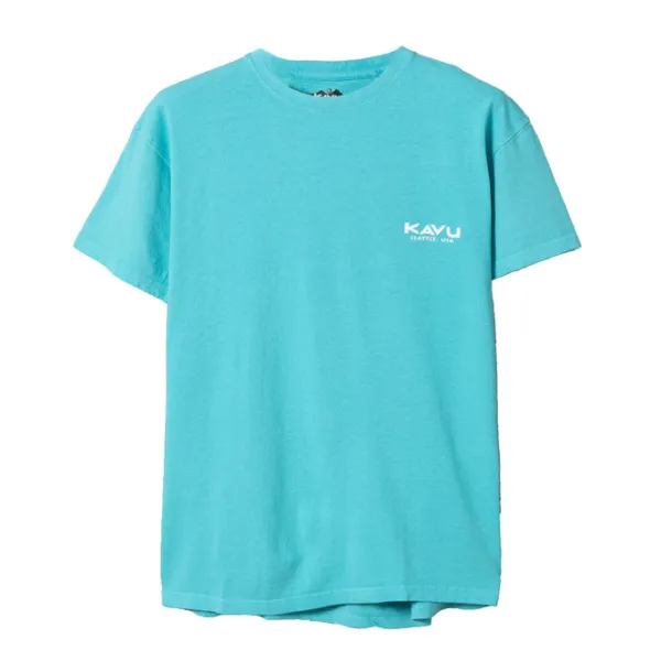 T Shirts | KAVU True Tee Seafoam Blue