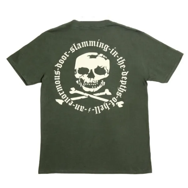 T Shirts | Kong Depths Of Hell T Shirt Bottle Green