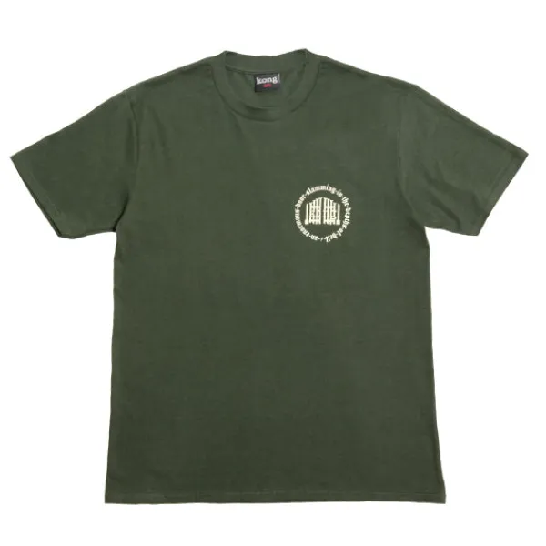 T Shirts | Kong Depths Of Hell T Shirt Bottle Green