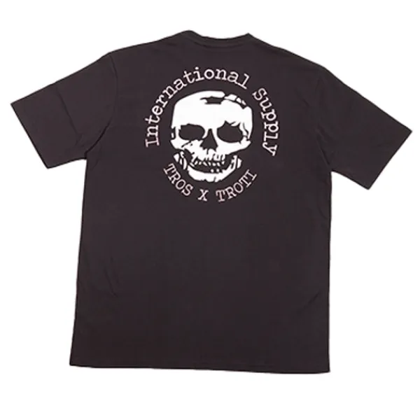 T Shirts | Kong International Skull Tros X Troti T shirt Black