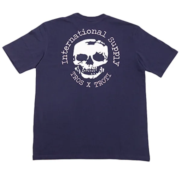 T Shirts | Kong International Skull Tros X Troti T shirt Navy