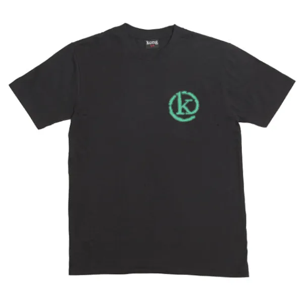 T Shirts | Kong K "Lux" Logo T Shirt Black