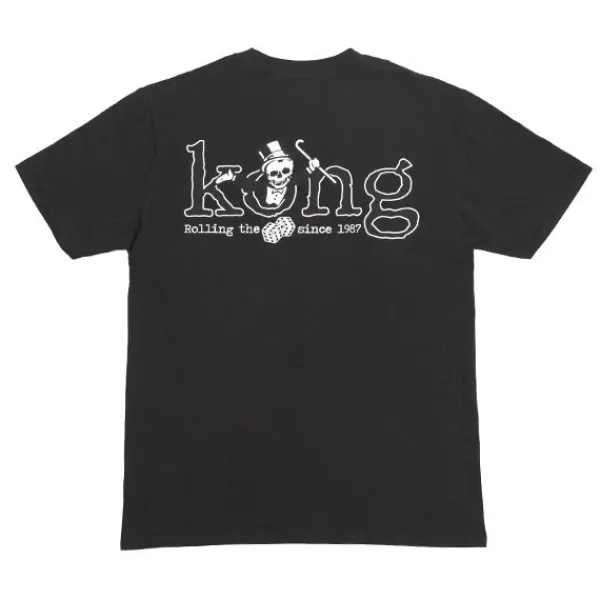 T Shirts | Kong Rolling The Dice T Shirt Black