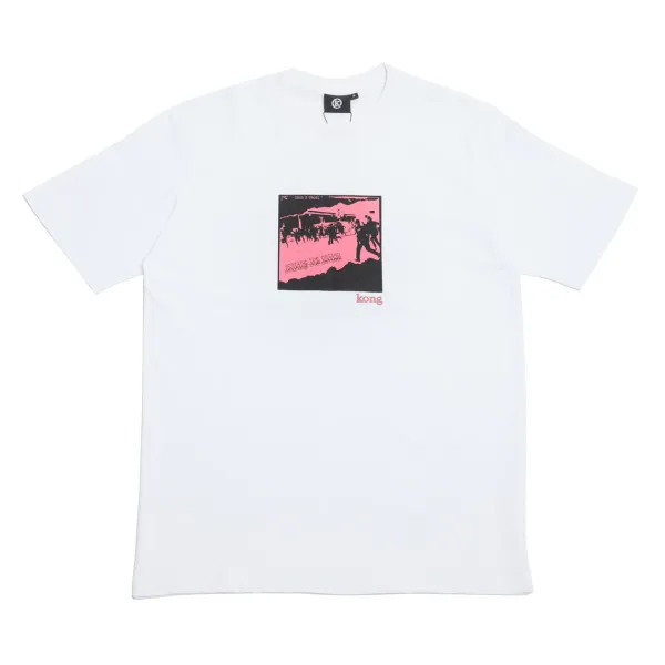 T Shirts | Kong Scaring The Nation Tee White