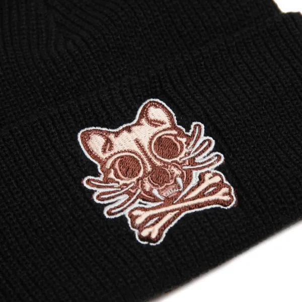 Headwear | Kong x Insane Cat & Bones Beanie Black