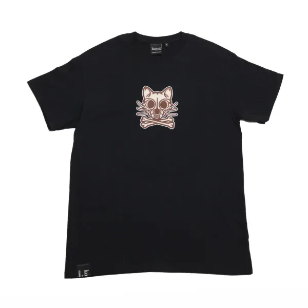 T Shirts | Kong x Insane Cat & Bones Tee Black