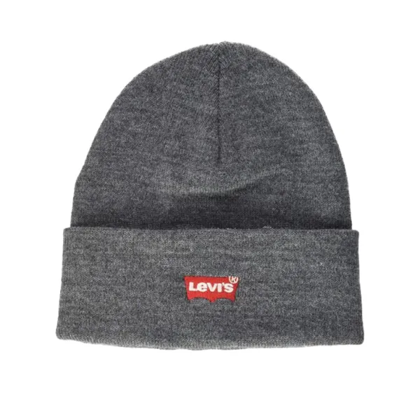 Headwear | Levis Levi's Embroidered Slouchy Beanie Grey