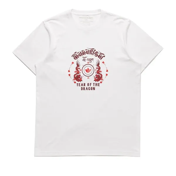 T Shirts | Maharishi Lunar Year Of The Dragon White