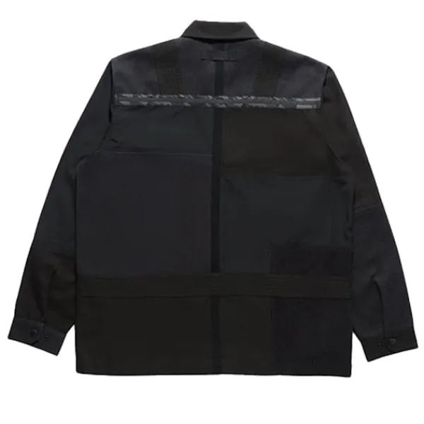 Shirts | Maharishi Tugihagi Patchwork Tobi Shirt Black