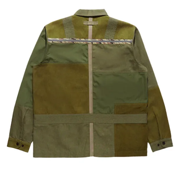 Shirts | Maharishi Tugihagi Patchwork Tobi Shirt Olive Green