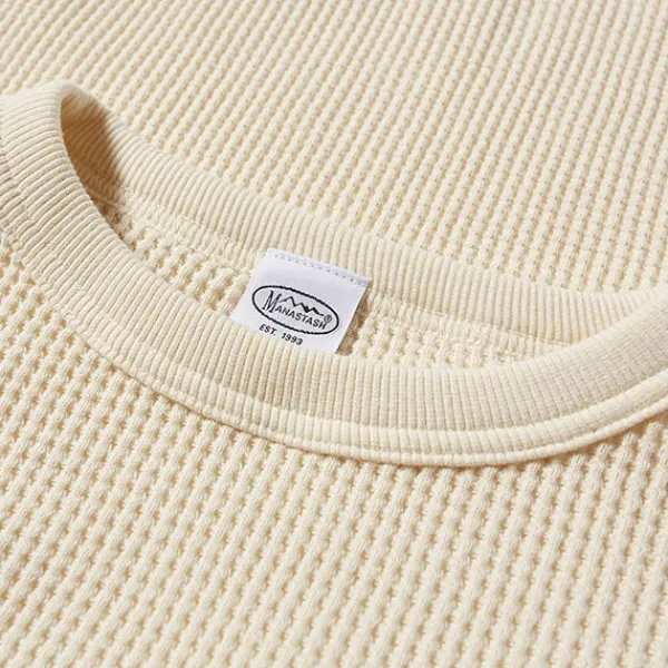 T Shirts | Manastash Heavy Snug Thermal LS Tee Natural Cream