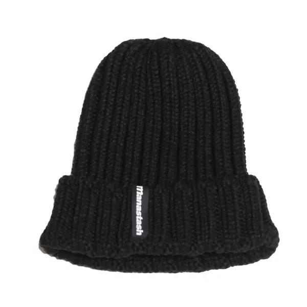 Headwear | Manastash 90's Logo II Beanie Black