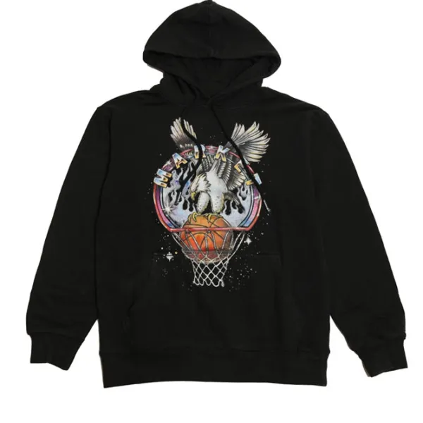 Hoodies | Market Dunking Eagle Hoodie Black