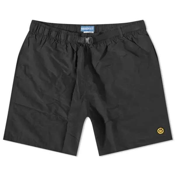 Shorts | Market Smiley Tech Shorts Black