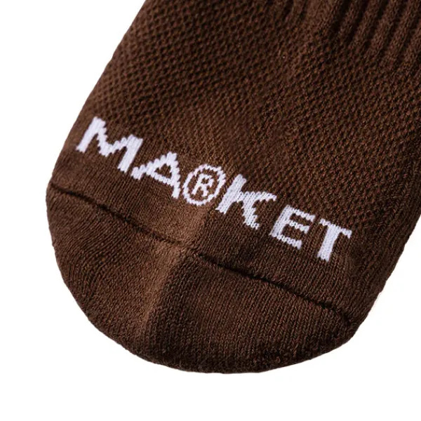 Socks | Market Smiley Upside Down Socks Brown