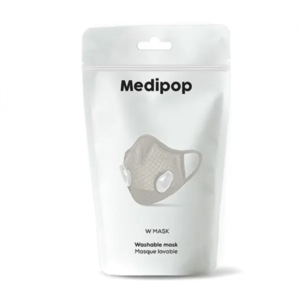 Headwear | Medipop Washable Mask Grey