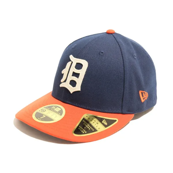 Headwear | New Era Detroit Tigers Cooperstown Low Profile 59Fifty Cap Blue