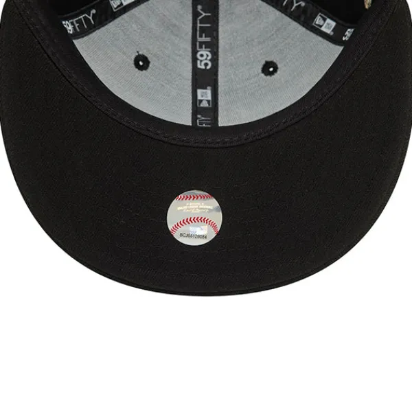 Headwear | New Era 59FIFTY Chicago White Sox Cooperstown Metallic Black