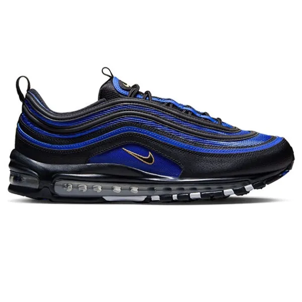 Nike | Nike Air Max 97 Metallic Gold Hyper Royal White Black