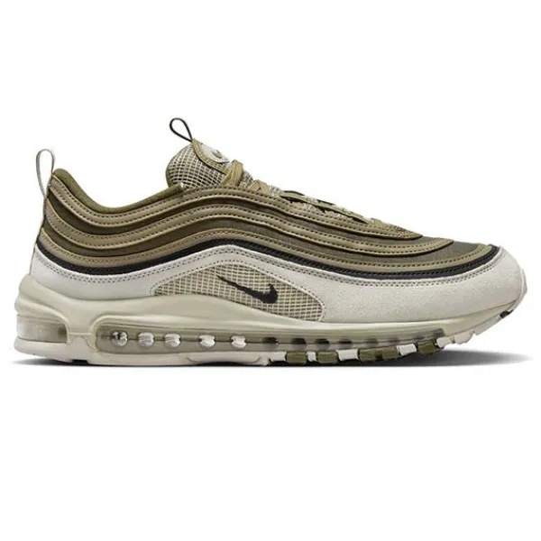 Nike | Nike Air Max 97 SE Light Bone Black Medium Olive Green