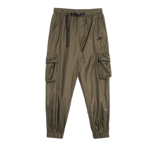 Trousers | Nike Sportswear Lined Woven Cargo Pant Khaki Black Green