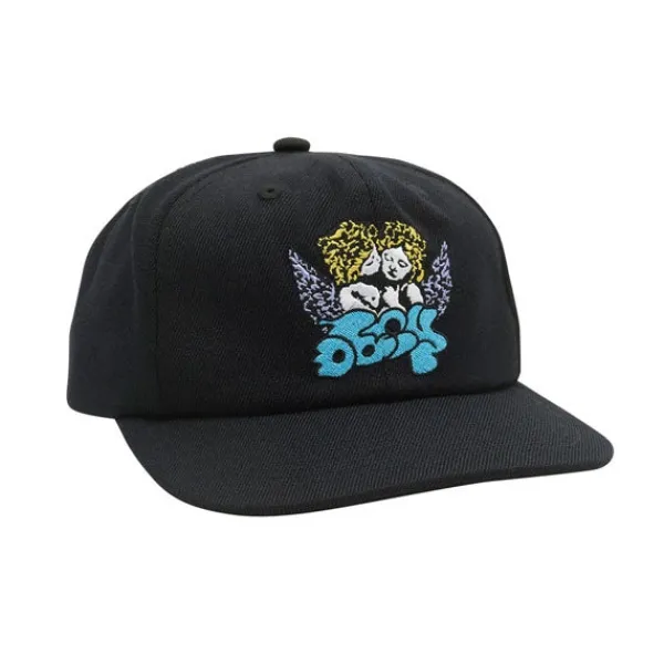 Headwear | Obey Angel 6 Panel Snapback Black