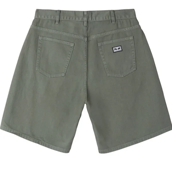 Shorts | Obey BigWig Baggy Denim Short Laurel Wreath Green