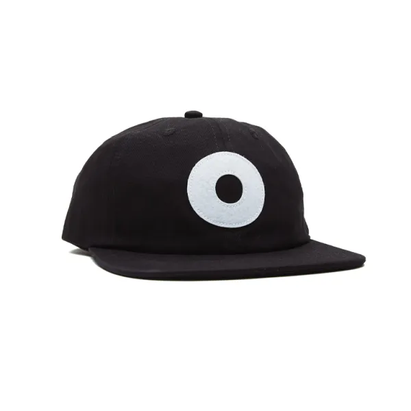 Headwear | Obey Block 6 Panel Strapback Black