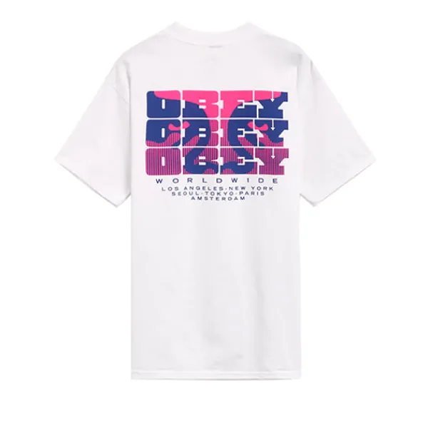 T Shirts | Obey Brick By Brick T-Shirt White