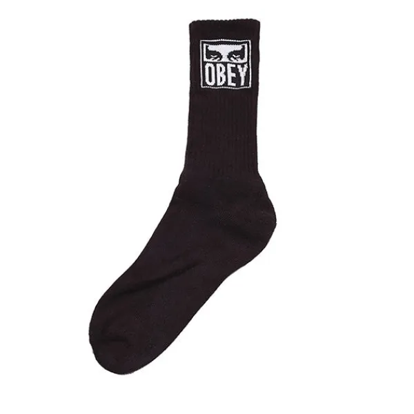 Socks | Obey Eyes Icon Socks White Black