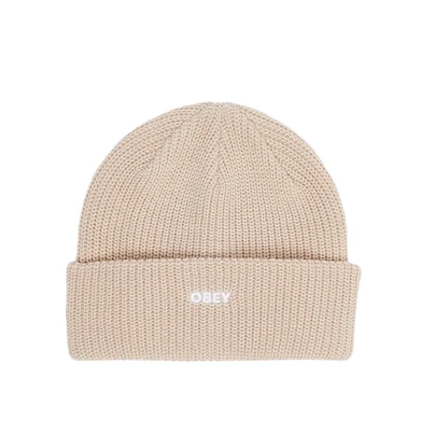 Headwear | Obey Future Beanie Silver Grey Beige