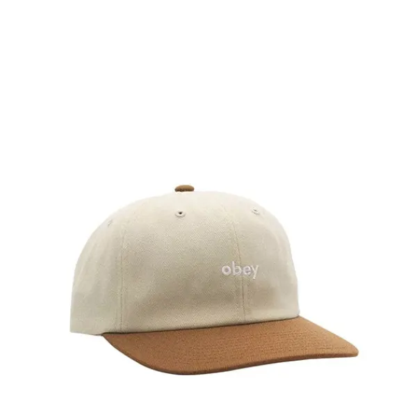 Headwear | Obey Marshall 6 Panel Snapback Irish Cream