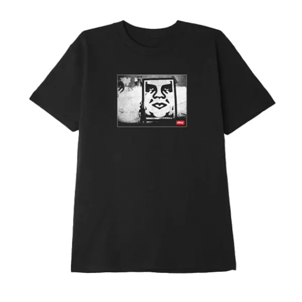 T Shirts | Obey New York Photo T shirt Black