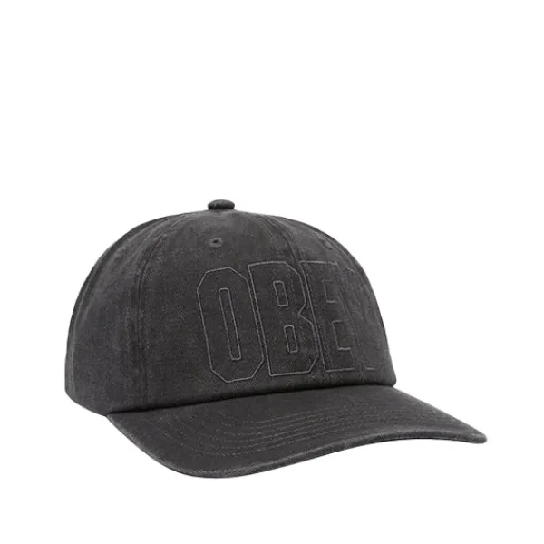 Headwear | Obey Pigment Nova 6 Panel Velcro Back Black