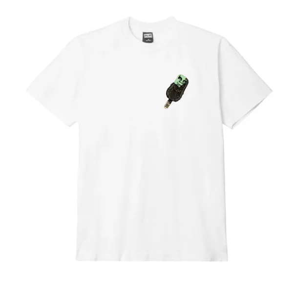 T Shirts | Obey Popsicle T Shirt . White