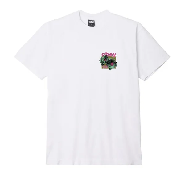 T Shirts | Obey Seeds Grow T Shirt White