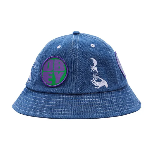 Headwear | Obey Shook Bucket Hat Light Indigo