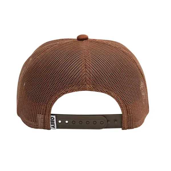 Headwear | Obey Sunshine Foam Trucker Cap Brown